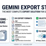 Стартапы: Gemini Export Studio выпустил инструмент для экспорта чатов