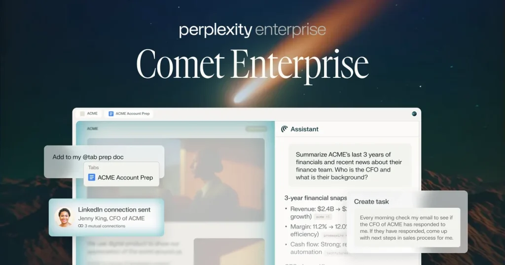 Comet — новый безопасный AI-браузер от Perplexity