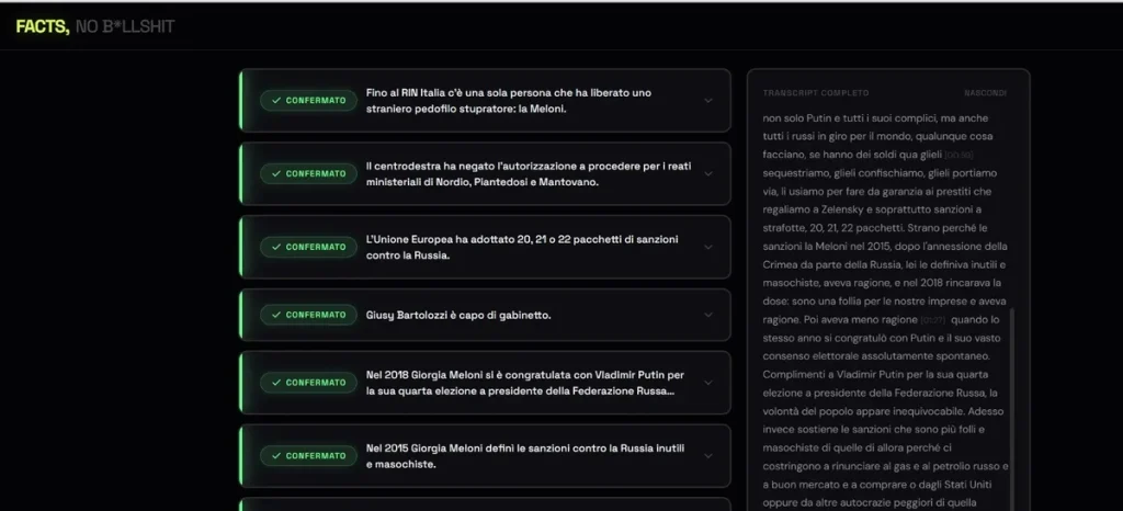 Facts запускает AI для фактчекинга в реальном времени