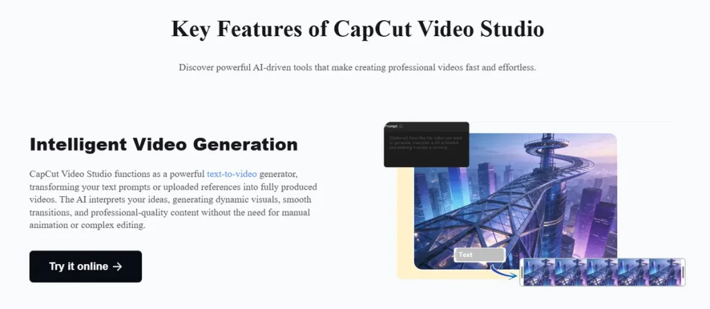 CapCut Video Studio: новый инструмент для создания видео