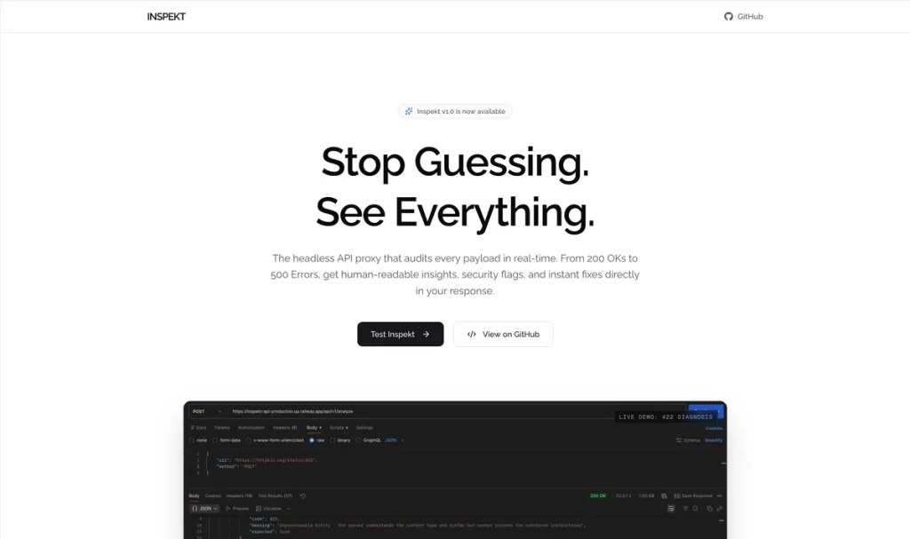 Inspekt запустил AI-прокси для диагностики API