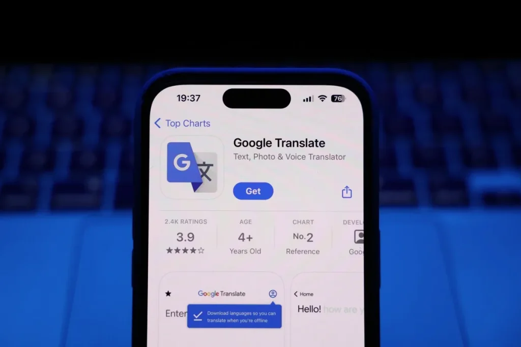 Google расширяет живой перевод для iOS в 11 странах
