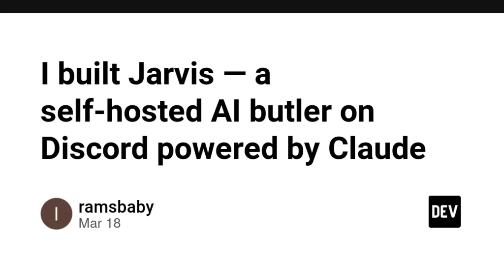 Jarvis: AI-ассистент на Discord от разработчика