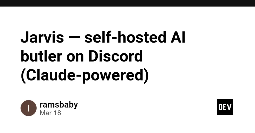 Jarvis: AI-помощник для Discord в управлении задачами