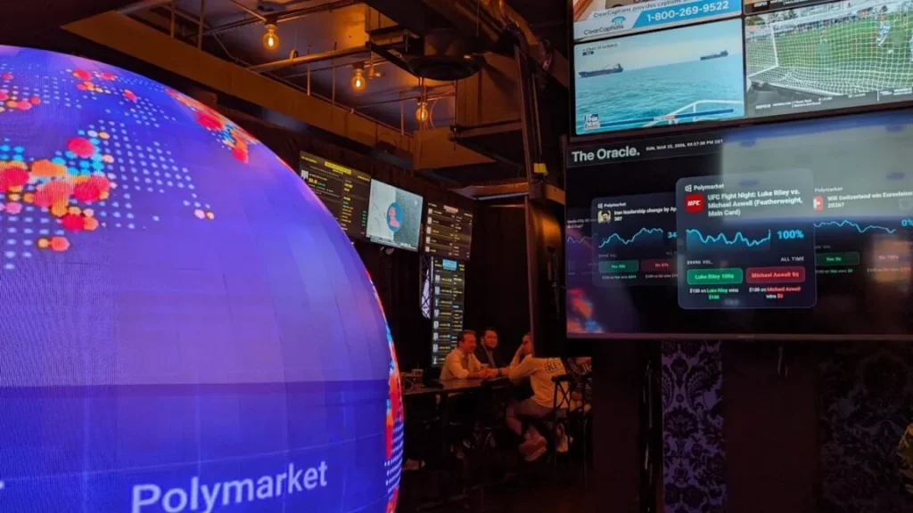 Polymarket открыл уникальный бар для ставок в DC