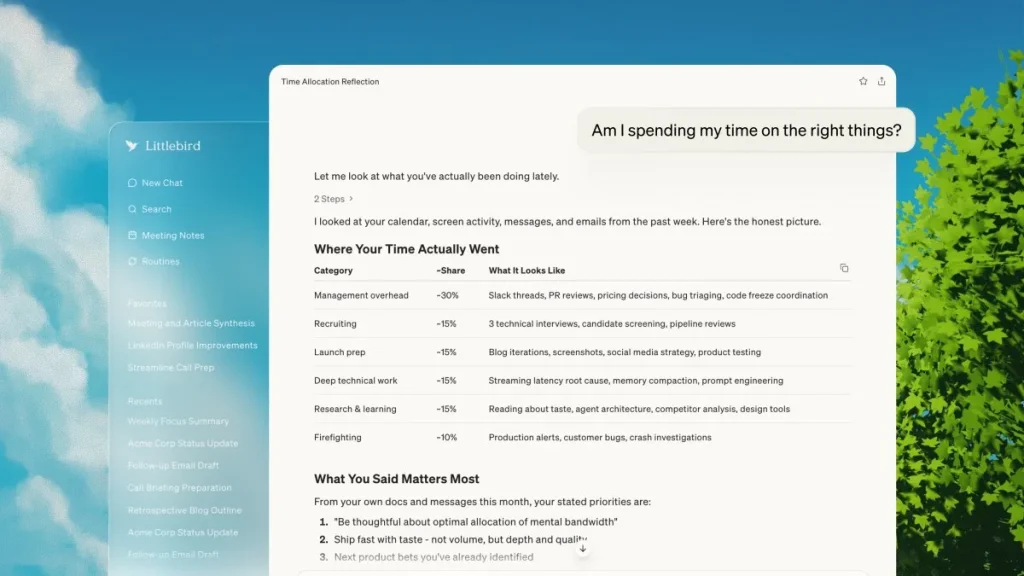 Стартап Littlebird привлёк $11 млн для AI-ассистента