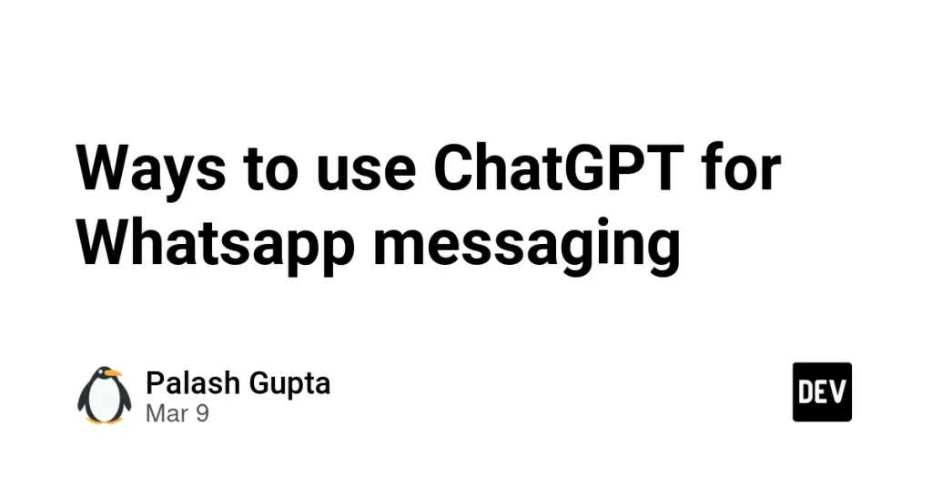 ChatGPT для WhatsApp: максимизируйте продажи