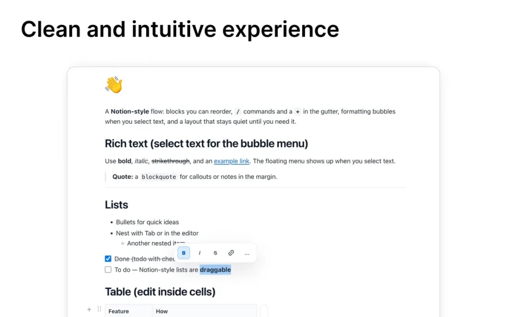 Новый Markdown-редактор для пользователей Notion
