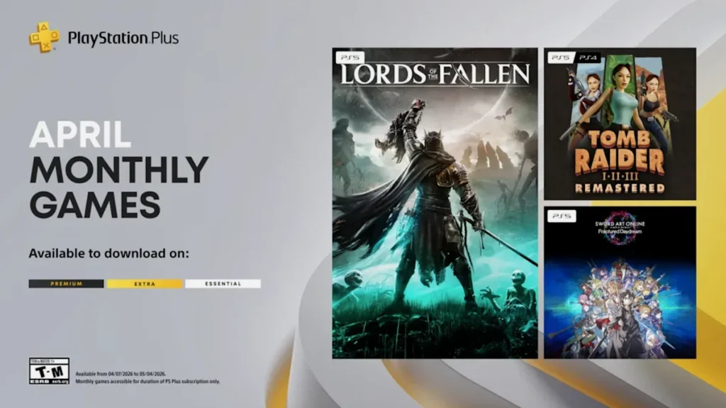Классические игры и новинки для PS Plus в апреле