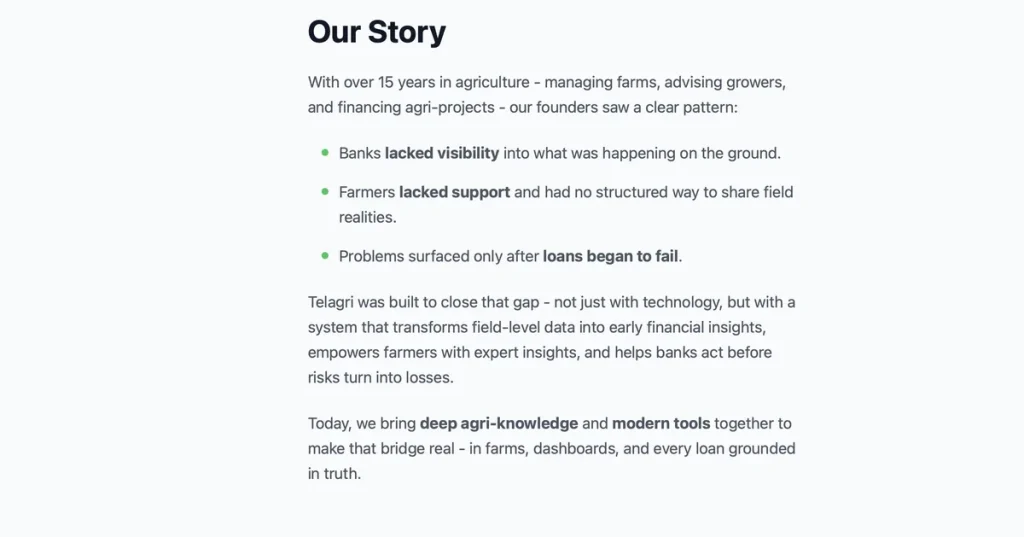Telagri: финансовые технологии в агрокредитовании с ИИ