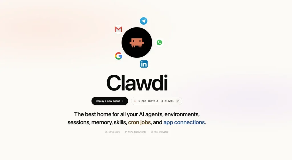 Clawdi запустил облачную платформу для AI-агентов