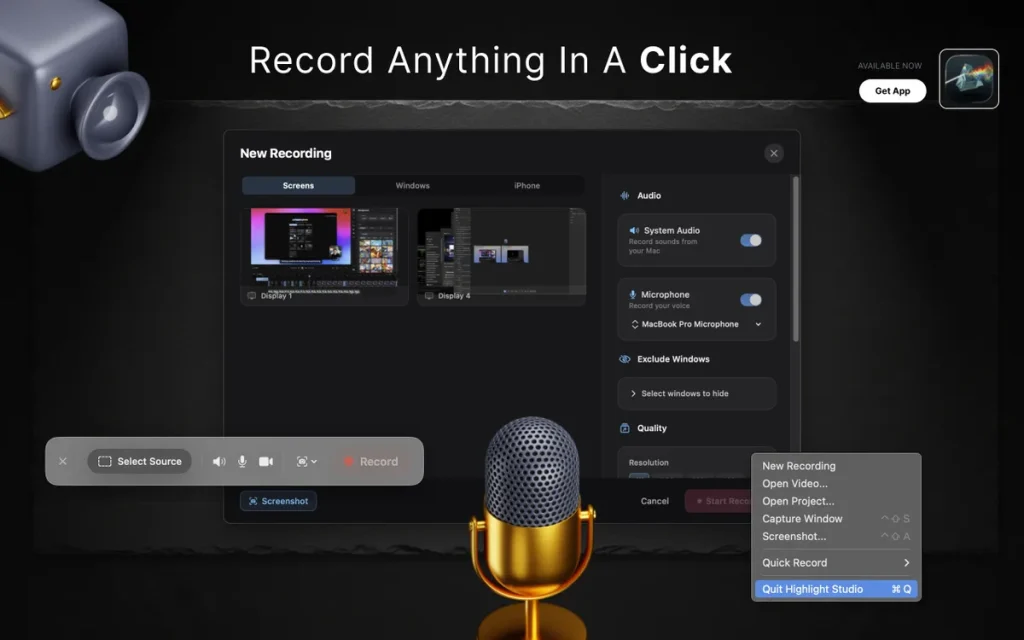 Highlight Studio: новый редактор для записи экранов на macOS