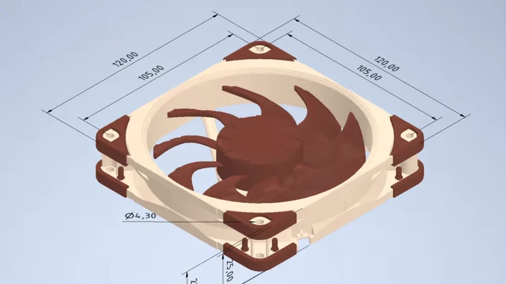 Noctua выпустила 3D-модели вентиляторов для печати