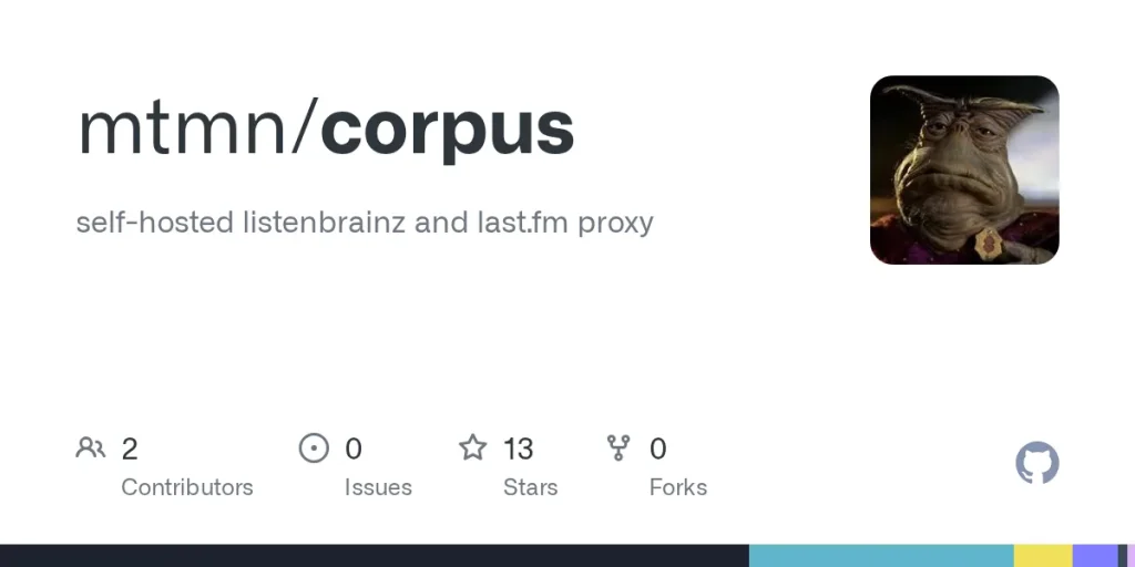 Фронтенд corpus для ListenBrainz и Last.fm запущен