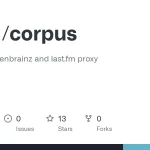 Фронтенд corpus для ListenBrainz и Last.fm запущен