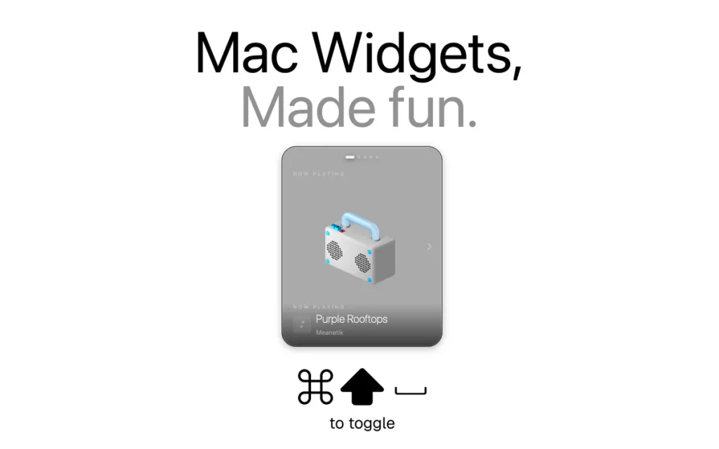 Tell запустил 3D виджеты для macOS — система под контролем