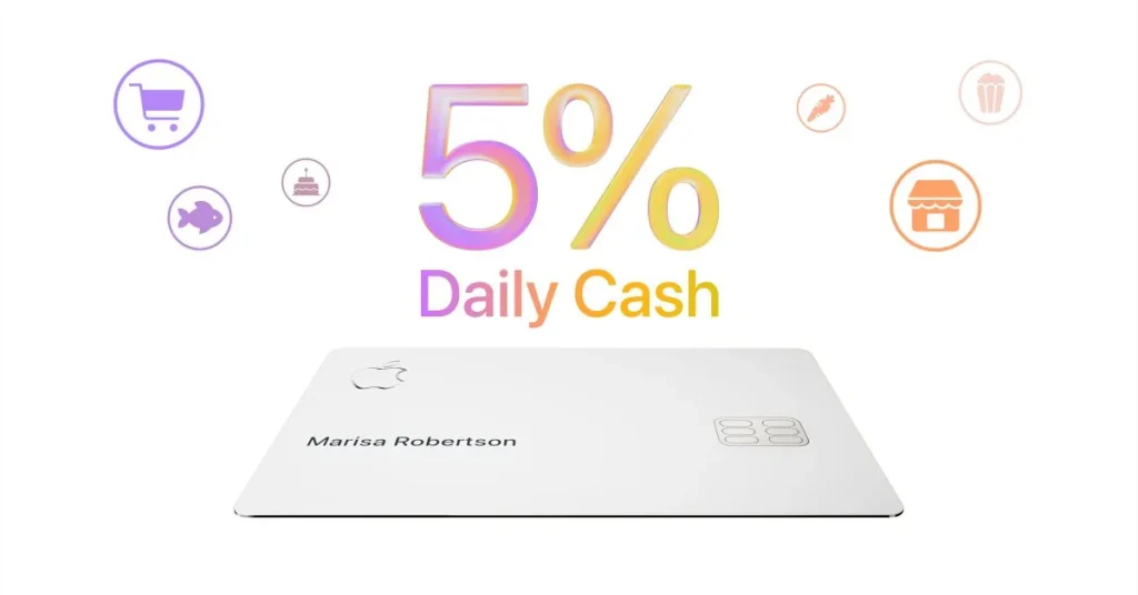 Apple Card: 5% кэшбэк на продукты до 13 апреля