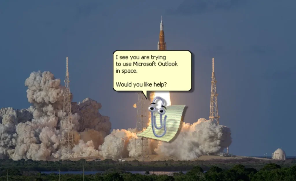 NASA справилась с проблемами Outlook во время Artemis II