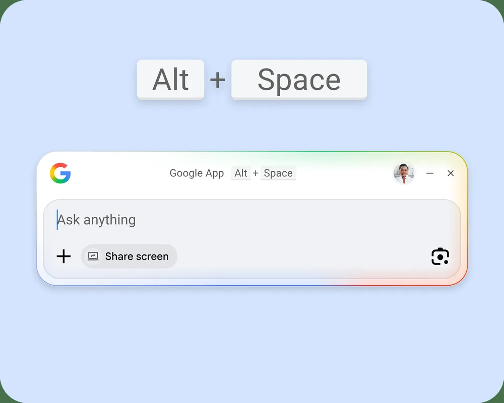 Google запустил поиск для Windows - аналог Spotlight