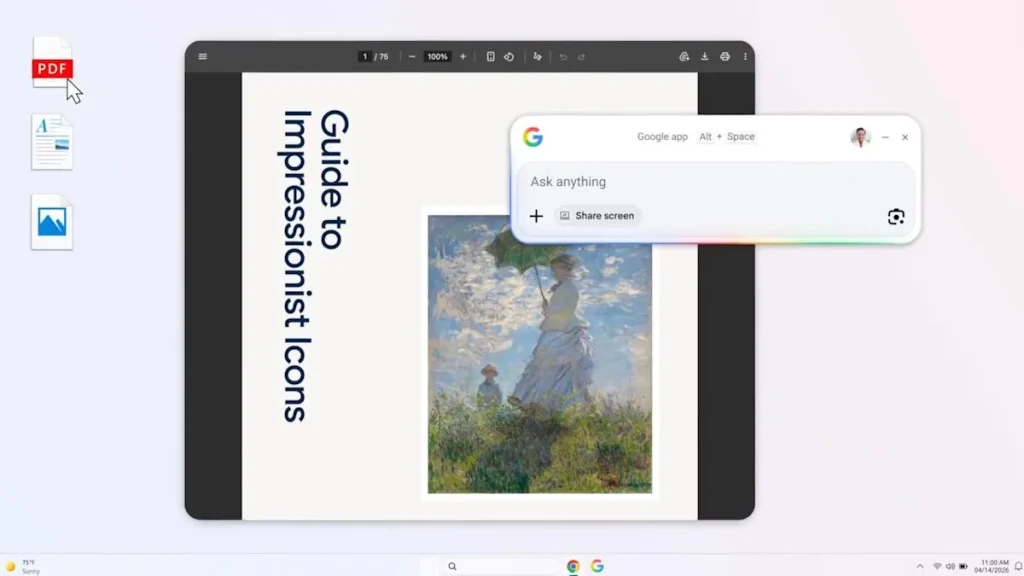 Google выпустил приложение для Windows с Gemini