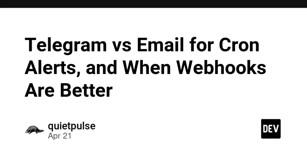 Telegram vs Email: Как правильно настроить Cron-уведомления
