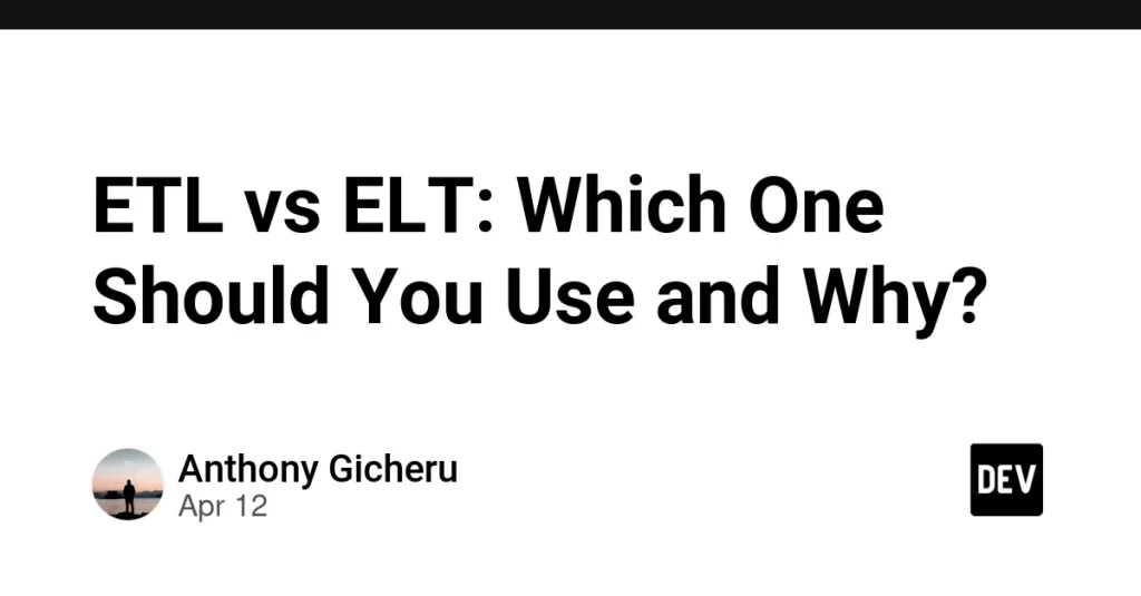 ETL против ELT: Подходы к обработке данных