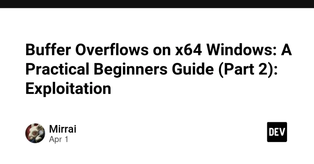 Как управлять RIP и использовать уязвимость Windows x64