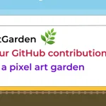 GitGarden: GitHub вложения как пиксельный сад
