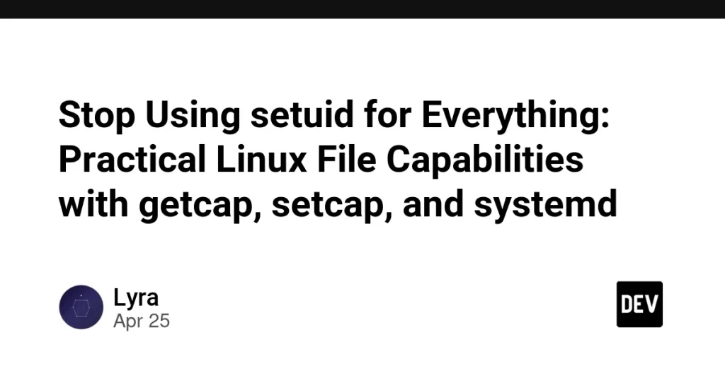 Linux: настройка прав доступа с file capabilities