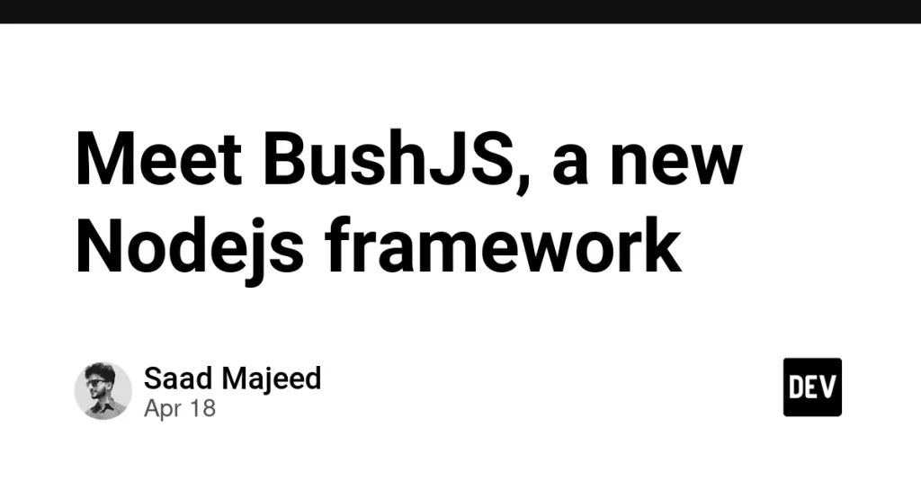 BushJS: новый фреймворк на Node.js для разработки API