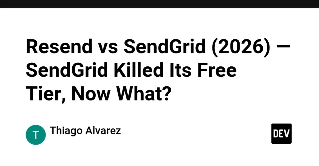 SendGrid закрывает бесплатный тариф — последствия для разработчиков