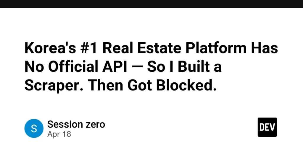 Парсер для Naver Real Estate — что важно знать