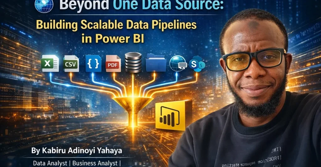 Power BI: Соединяем 9 источников данных в один отчет