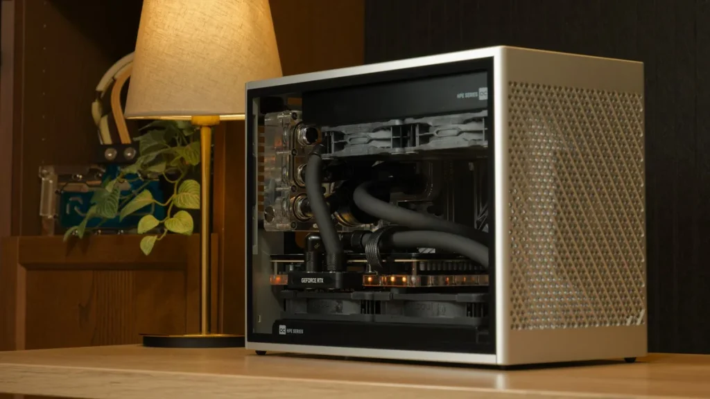 Кастомный ITX ПК NCase M3 с жидким охлаждением — тест