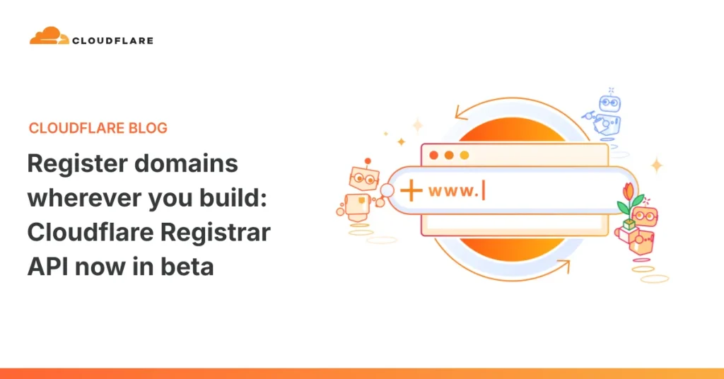 Новое API от Cloudflare для регистрации доменов