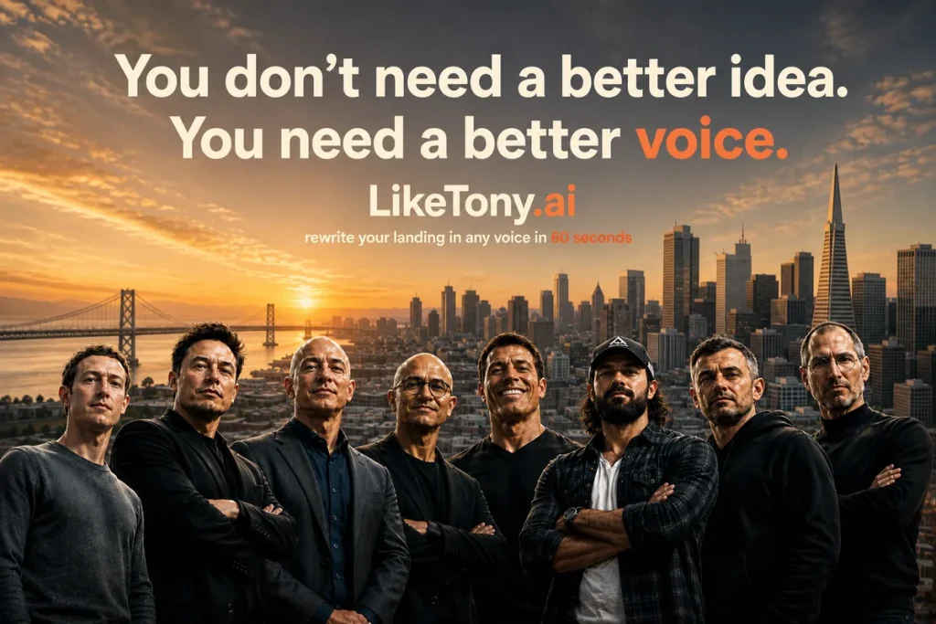 LikeTony.ai: генерация текстов для лендингов от стартапа