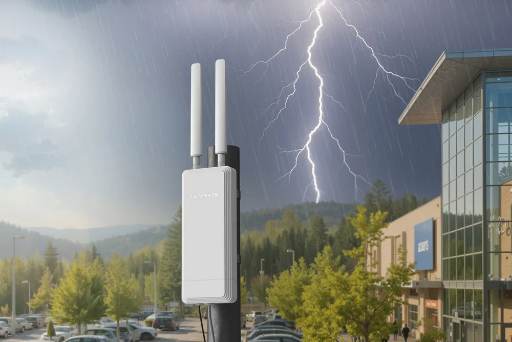 Netcraze выпустила уличную точку доступа Wi‑Fi 6 с PoE