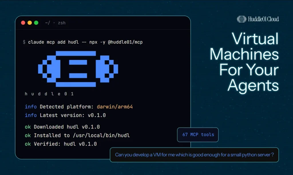 Huddle01 запустил облачные ВМ для AI-проектов