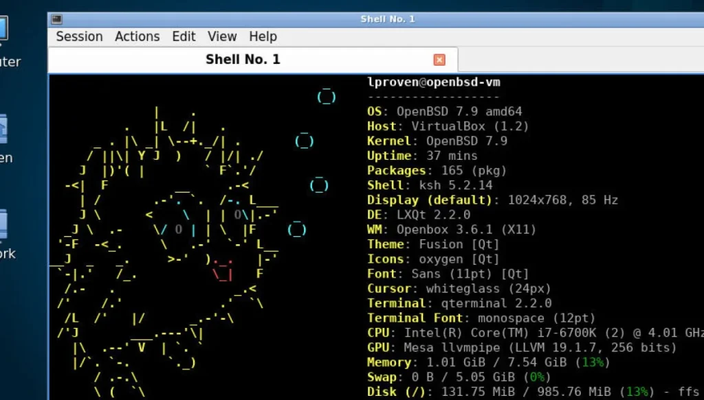 OpenBSD 7.9 вышла с Wi‑Fi 6 и поддержкой 255 ядер
