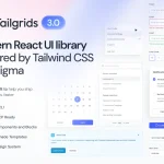 Tailgrids 3.0 запустил UI библиотеку с большим выбором компонентов
