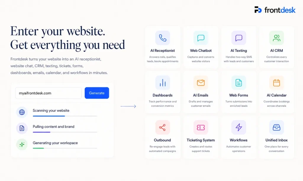 Frontdesk AI: новый AI COO для вашего бизнеса