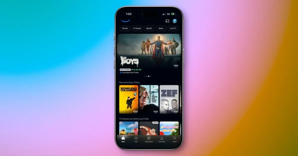 Prime Video запустил вертикальное видео для iPhone