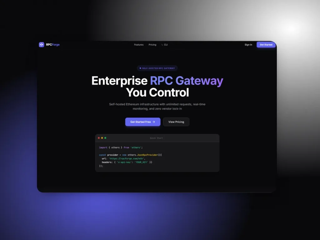 RPCForge — контролируйте свой Ethereum RPC