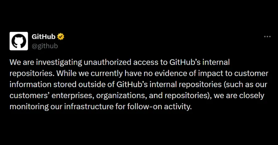 GitHub расследует утечку кода — 3800 репозиториев под угрозой