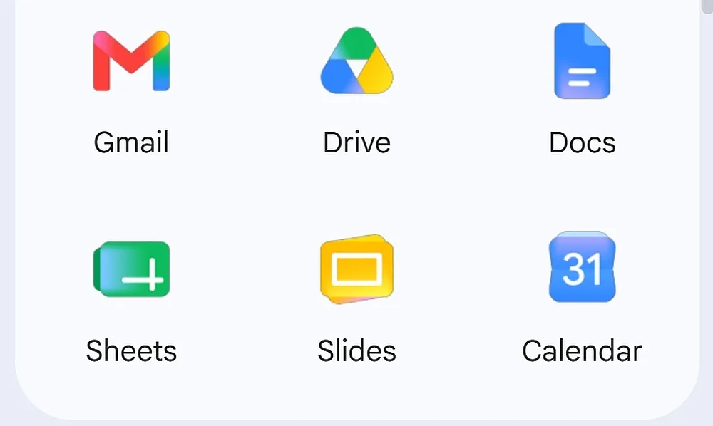 Google обновил иконки приложений Workspace