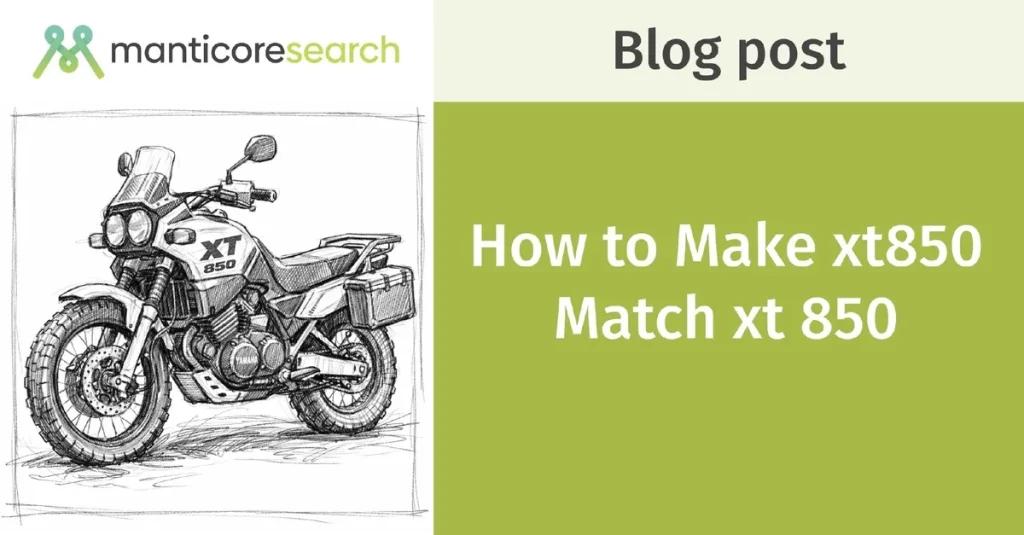 Manticore улучшил поиск моделей — решение для xt850