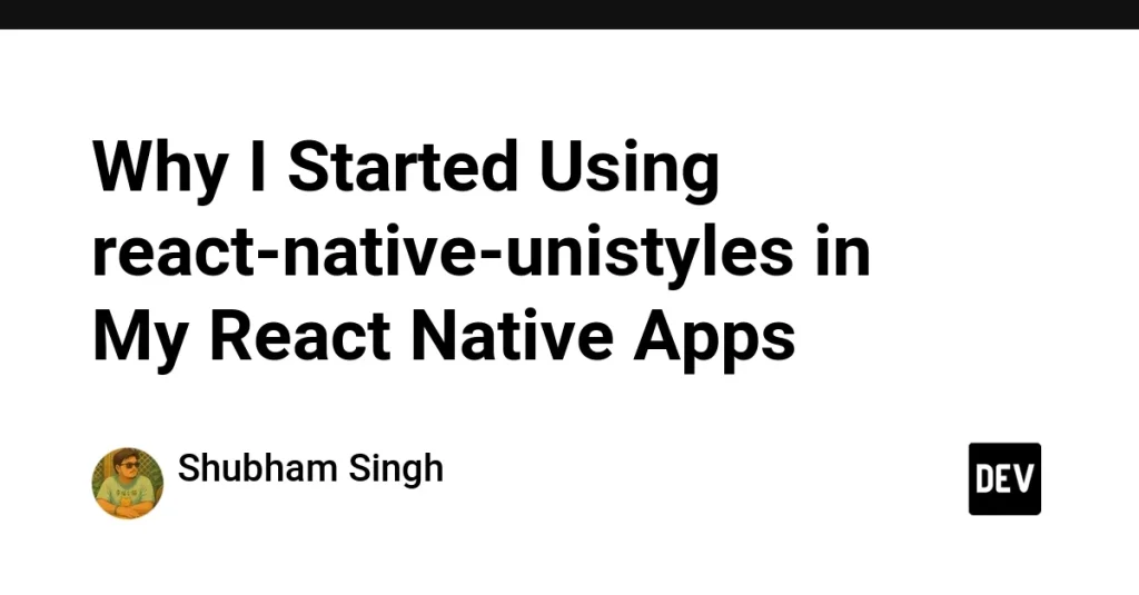 react-native-unistyles: лучшее решение для стилей React Native
