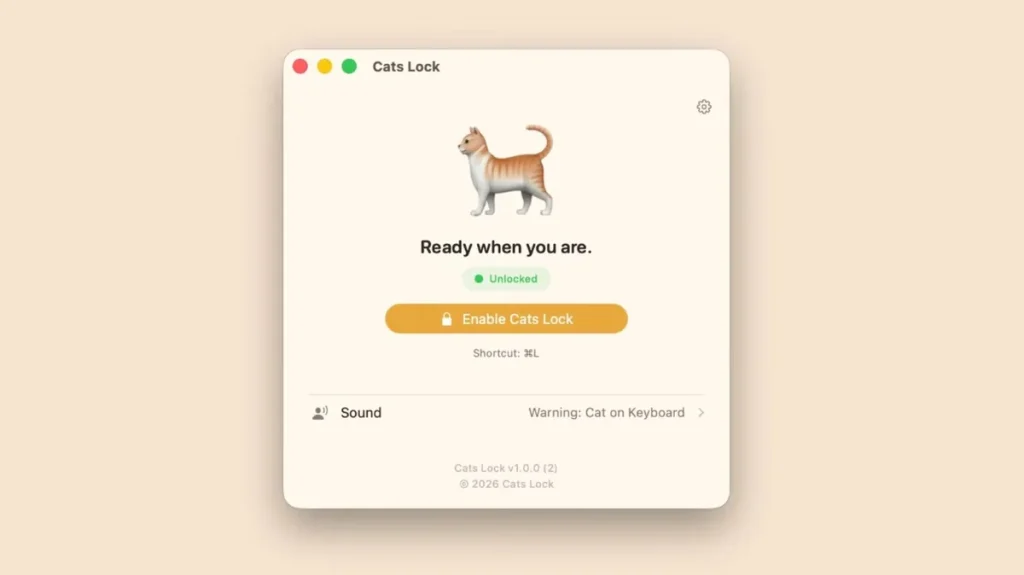 В App Store вышло Mac-приложение против котов на клавиатуре