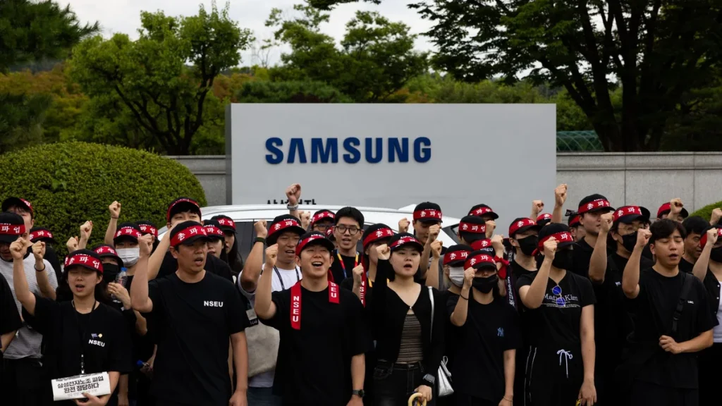 Samsung и профсоюз ведут переговоры о забастовке