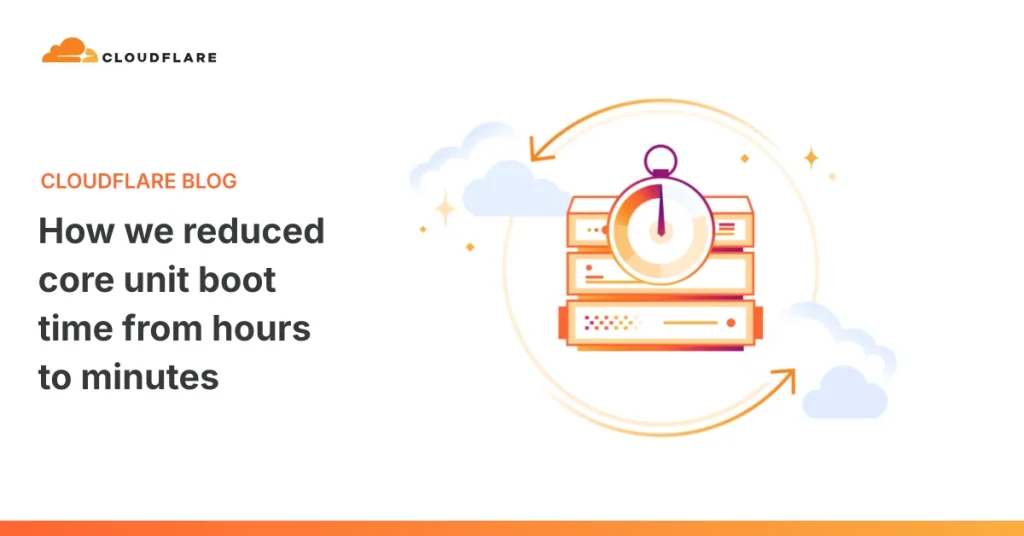 Cloudflare сократил время загрузки серверов до 5 минут